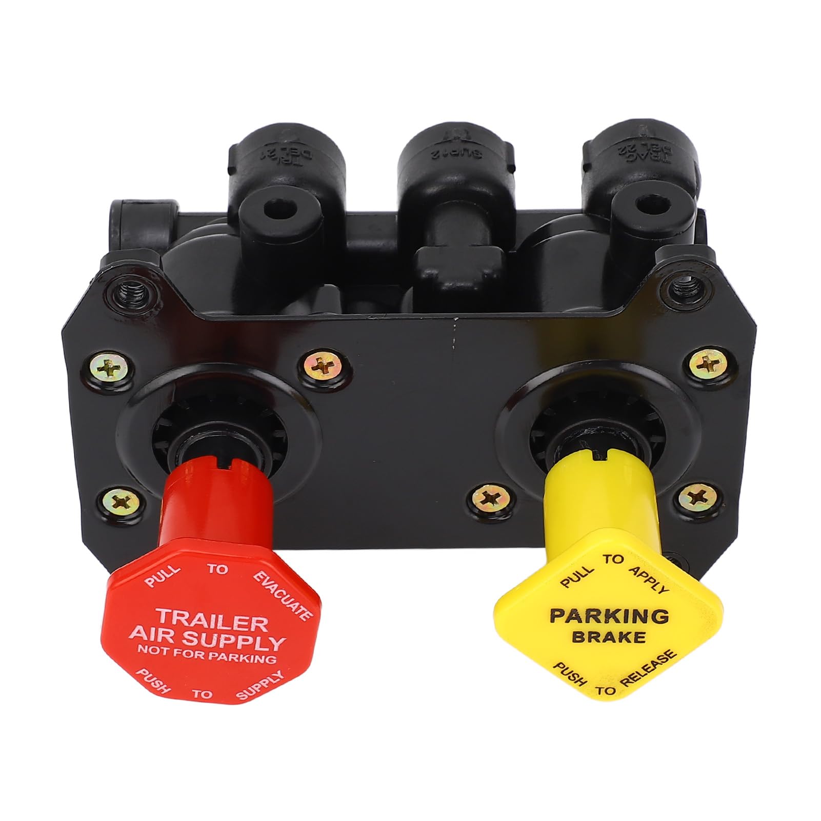 Masyrt Metal Enhanced Stability Dash Control Brake Valve 800516, Druckluftbrems-Parkmodul für Schwerlast-LKW-Anhänger von Masyrt