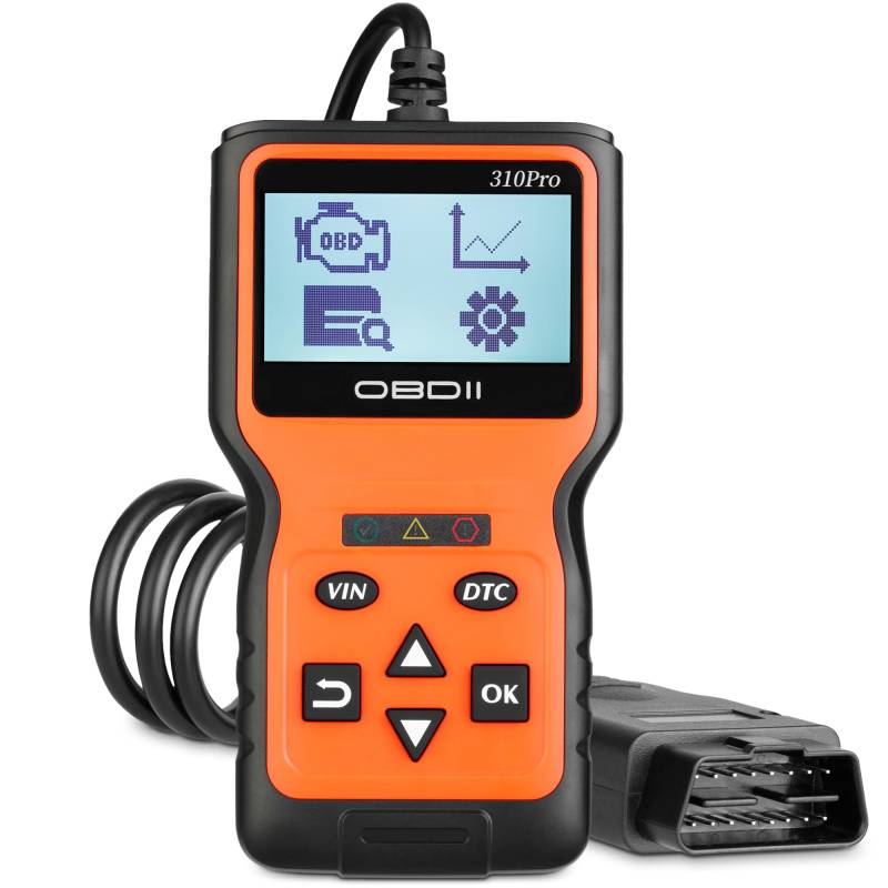 Mata1 OBD2-Scanner-Diagnosetool, OBD II-Fahrzeugcodeleser, CAN-Diagnose-Scan-Tool für die Motorkontrollleuchte von Autos und LKWs von Mata1