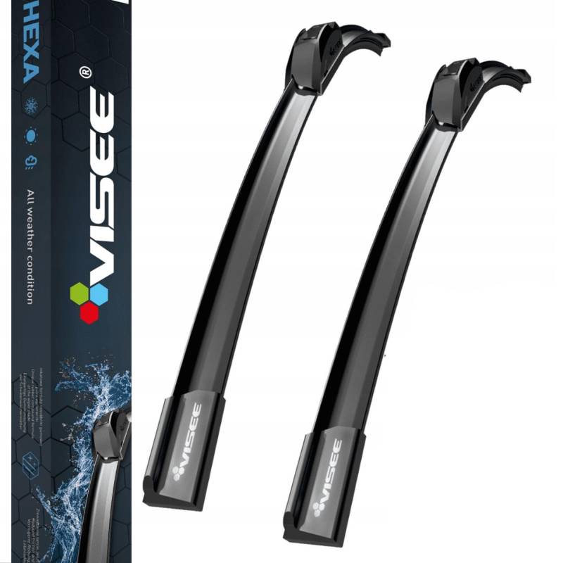 Visee HEXA Scheibenwischer Wischblätter Frontwischer HEXA BMW 3 (E46 Coupe) 04.1999-05.2006 580mm/500mm von MatsMore