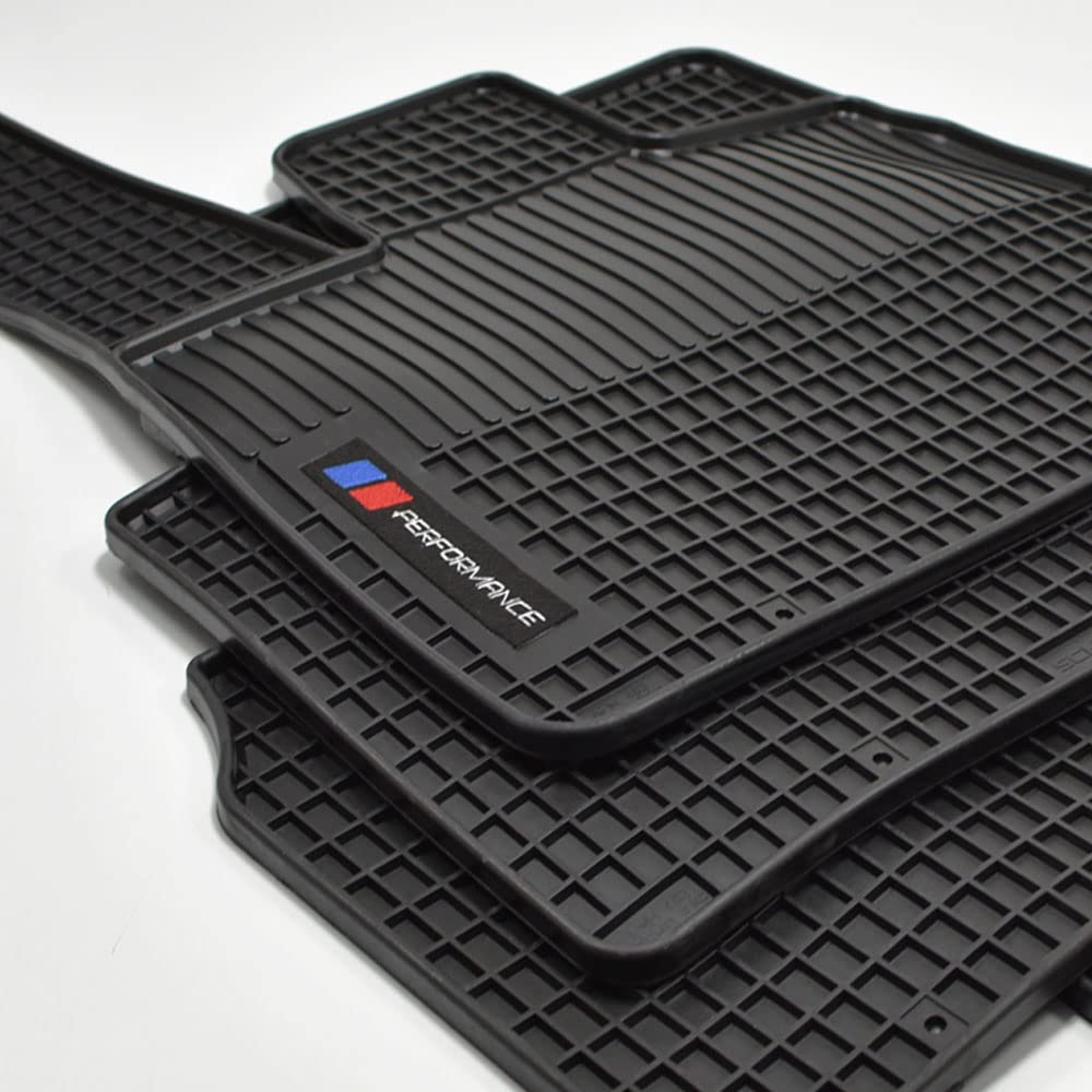 Mattenprofis Edition Gummimatten Gummifußmatten passend für BMW I3 ab Bj. 2013, schwarz von Mattenprofis