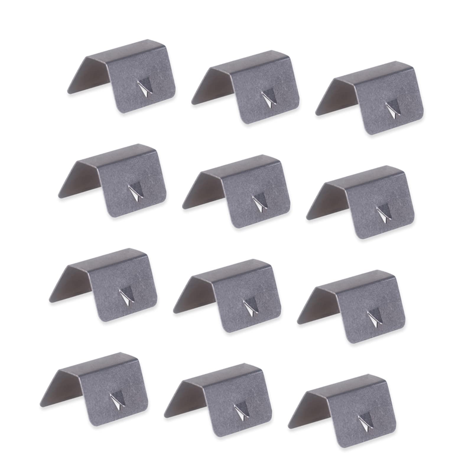 Kanalwindregenabflektorclips Heko G3 Ersatz Sichere Metallclips 2 * 1,7 * 0,9 cm Silber 12g (12) von Matybobe