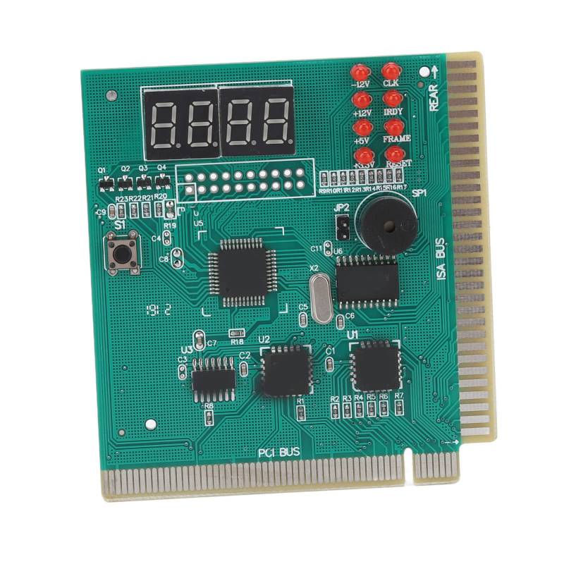 PC-Diagnosekarte, 4-stellig, Standard-PCI-ISA-Port, Dual-Post-Code-Anzeige, Desktop-Diagnosekarte, Computer-Motherboard-Testkarte von Matybobe