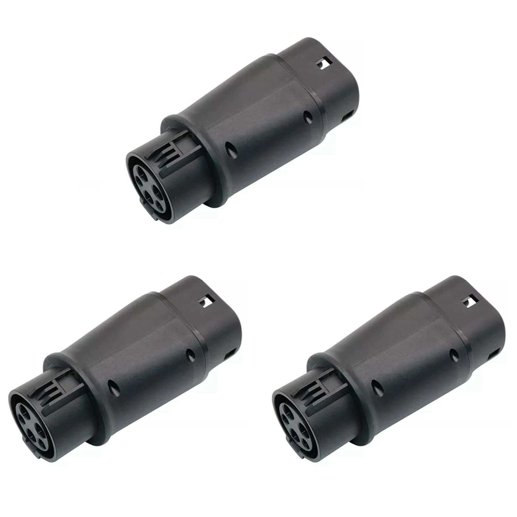 Mauedest 3 x Adapter EVSE EV 32A J1772 EV-Adapter Typ 1 ein Typ 2, Ladeanschluss für Ladegerät für Elektroautos von Mauedest