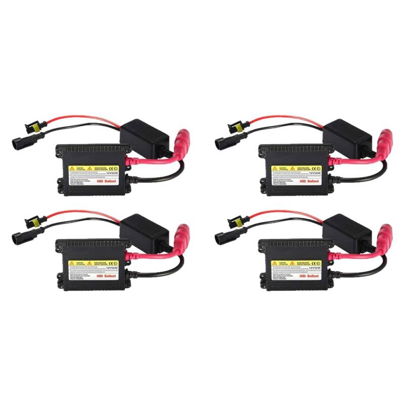 Mauedest 4 StüCk 35W Slim HID Vorschalt GeräT für H1 H3 H4 H7 H10 H11 H13 9004 9005 9006 9007 880 5202 HB3 HB4 HB5 von Mauedest