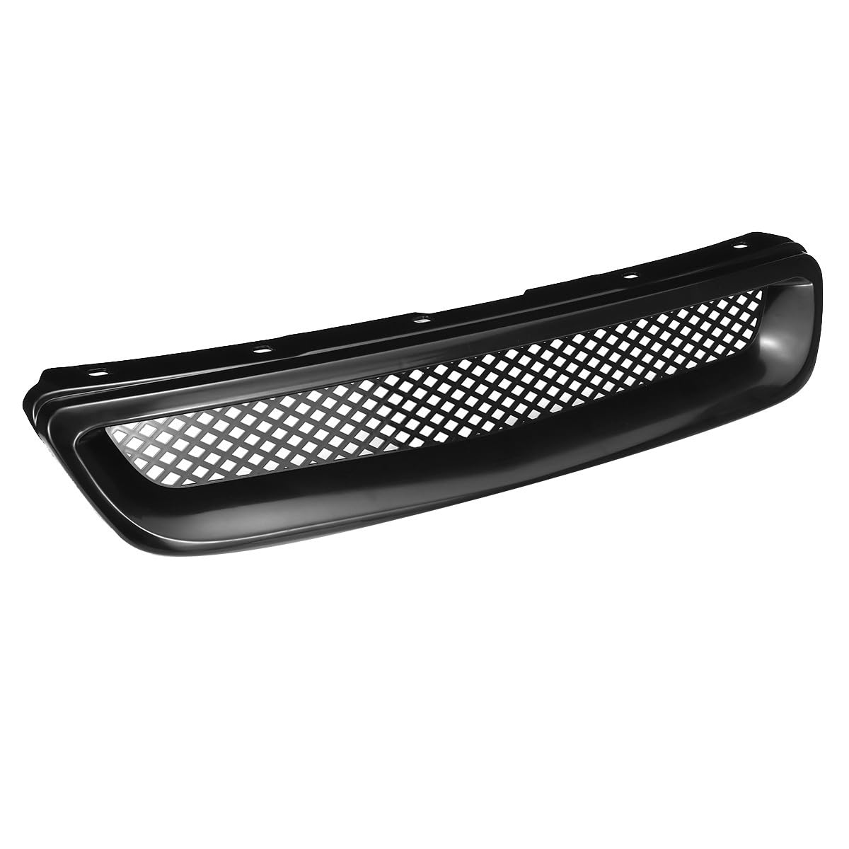 Mauedest ABS Schwarz Auto Front StoßStangen Haube Grill KüHler Grill Abdeckung Verkleidung für EK DX EX LX Typ R 1996 1997 1998 von Mauedest