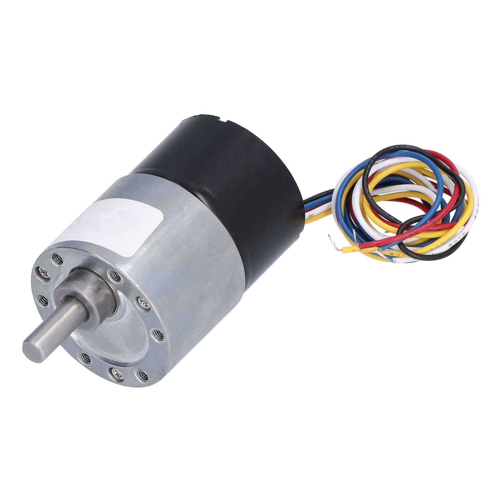 JGB37 3525 DC 24 V Motor mit hoher Torsionsgeschwindigkeitsreduzierung niedriger Rausch -Reversibler bürstenloser Getriebemotor für Roboter -Legierungs -Kupfer 1 Motor (107RPM) von Mavaol