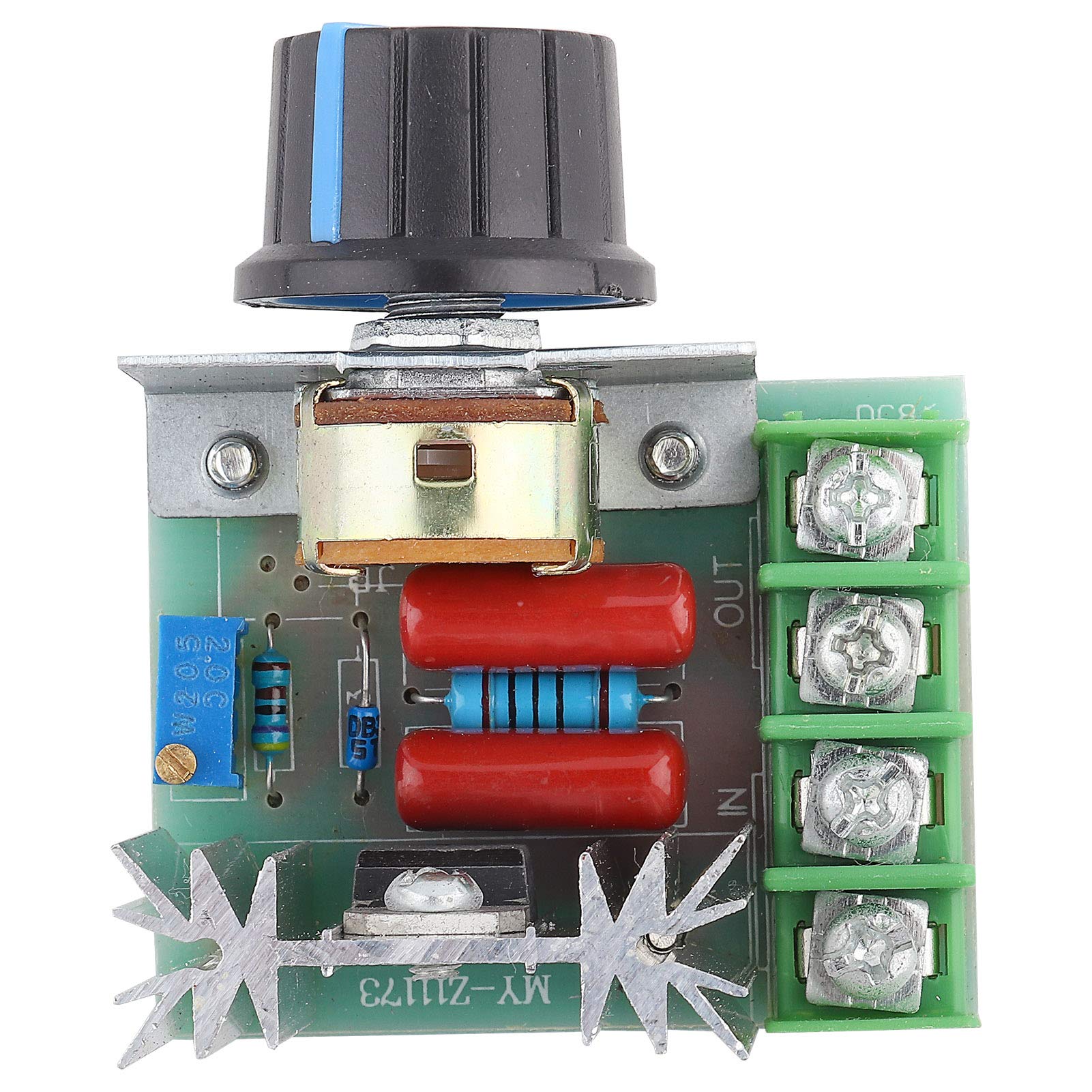 Mavaol 220 V Spannungsregler, einstellbarer Leistungsregler, 25 A Hochleistungs-Thyristor, robuste FR 4-Leiterplatte, für elektrische Haushaltsgeräte von Mavaol