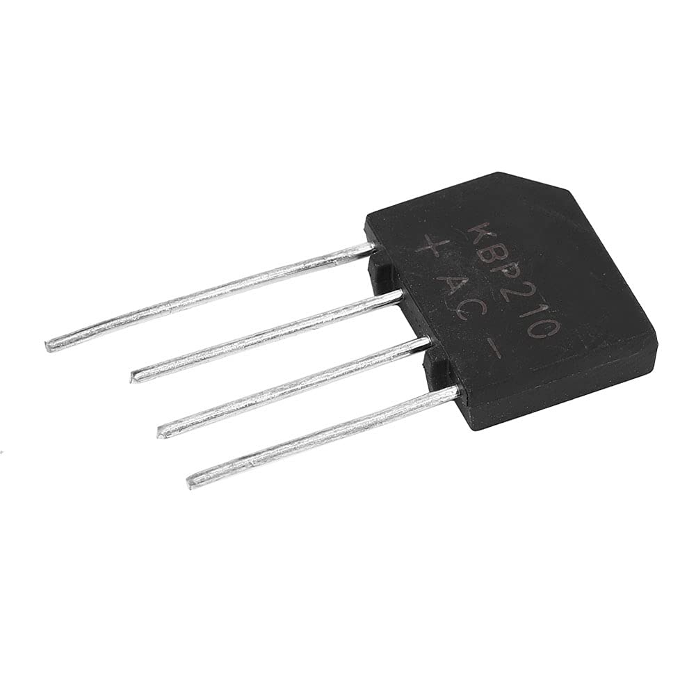 Mavaol 2A 1000V AC/DC-Brückengleichrichter, hoher Strom, robuste Leistung, kompaktes Design, für DIY-Elektronik, industrielle Stromversorgung (5 pieces sold) von Mavaol