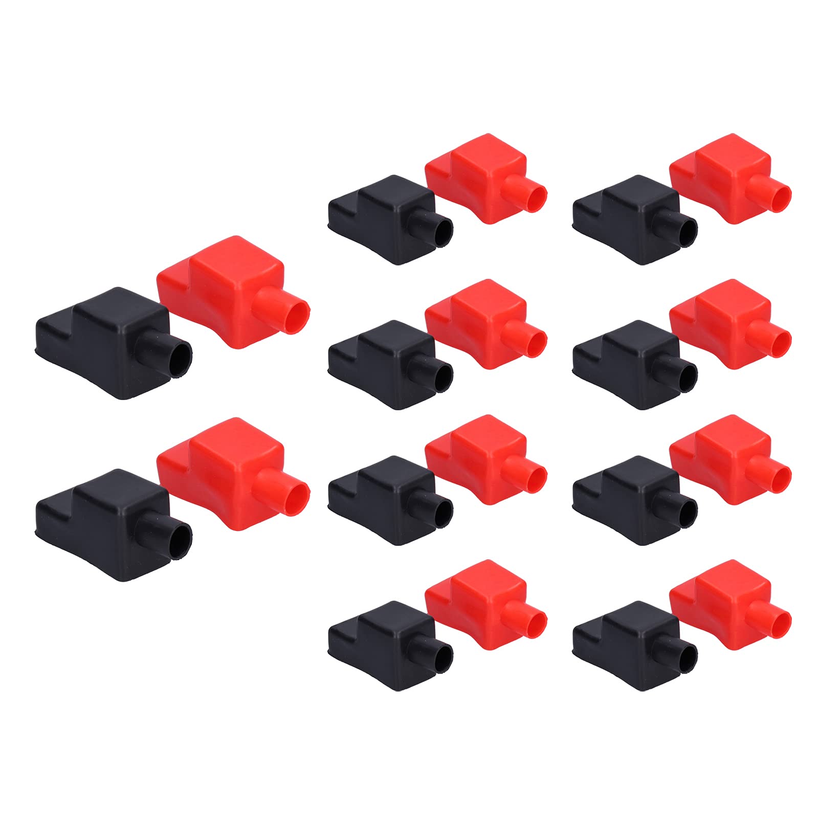 Mavaol 4 AWG Autobatterie-Klemmenschutz, flexibler Gummi, hohe Temperatur, Korrosionsschutz, einfache Installation, für den elektrischen Schutz von Fahrzeugen von Mavaol