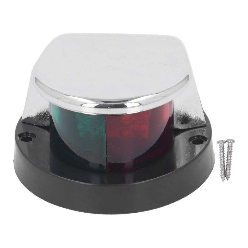 Mavaol LED-Navigationslicht für Boote, rotes grünes Objektiv, IP66, DC 12 V, 6 W, für Yachten, Segelboote, Motorboote von Mavaol