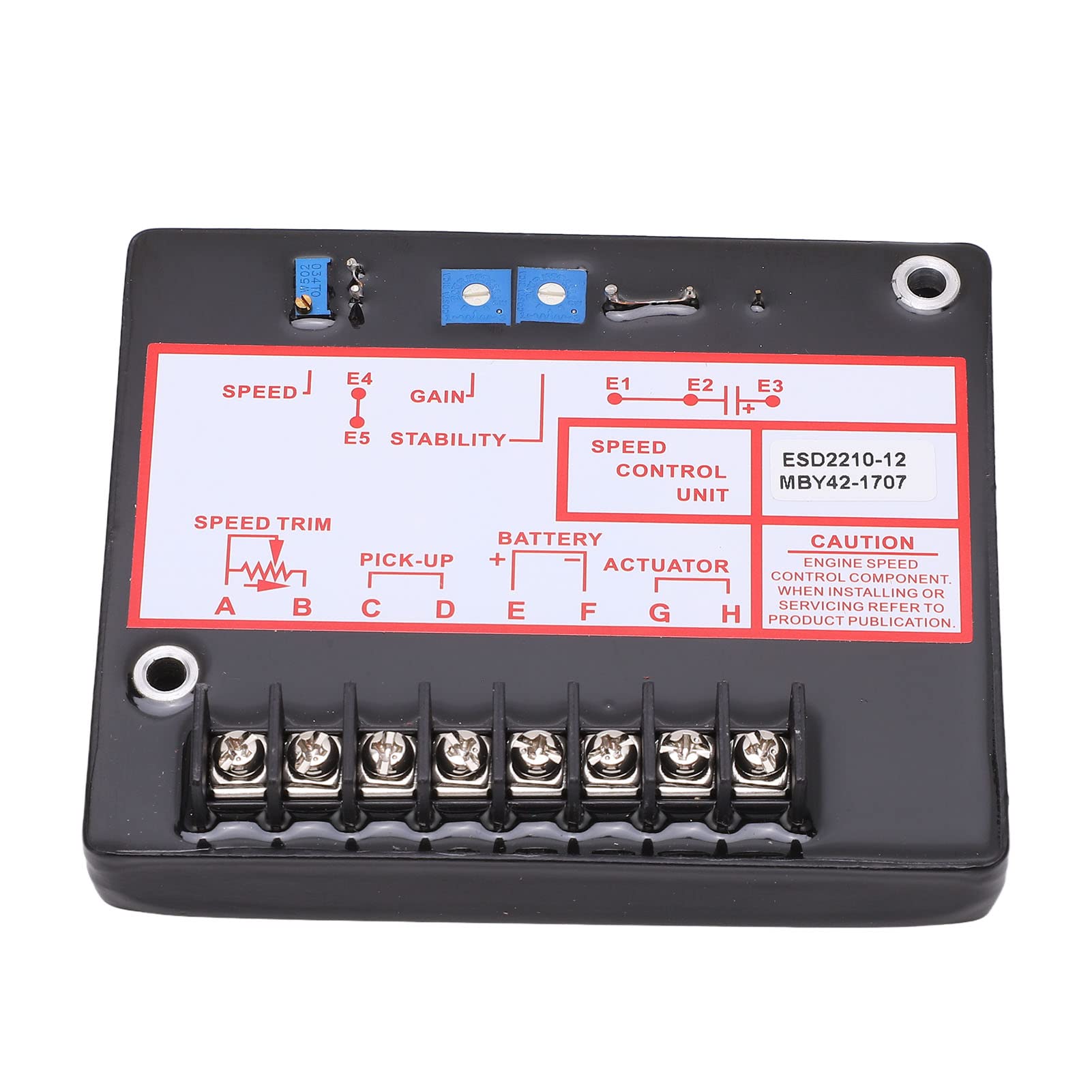 Mavaol Motordrehzahlregler, präzise Lastreaktion, einstellbarer Spannungs- und Frequenzbereich, für 12 24 V DC-Generatorsysteme von Mavaol