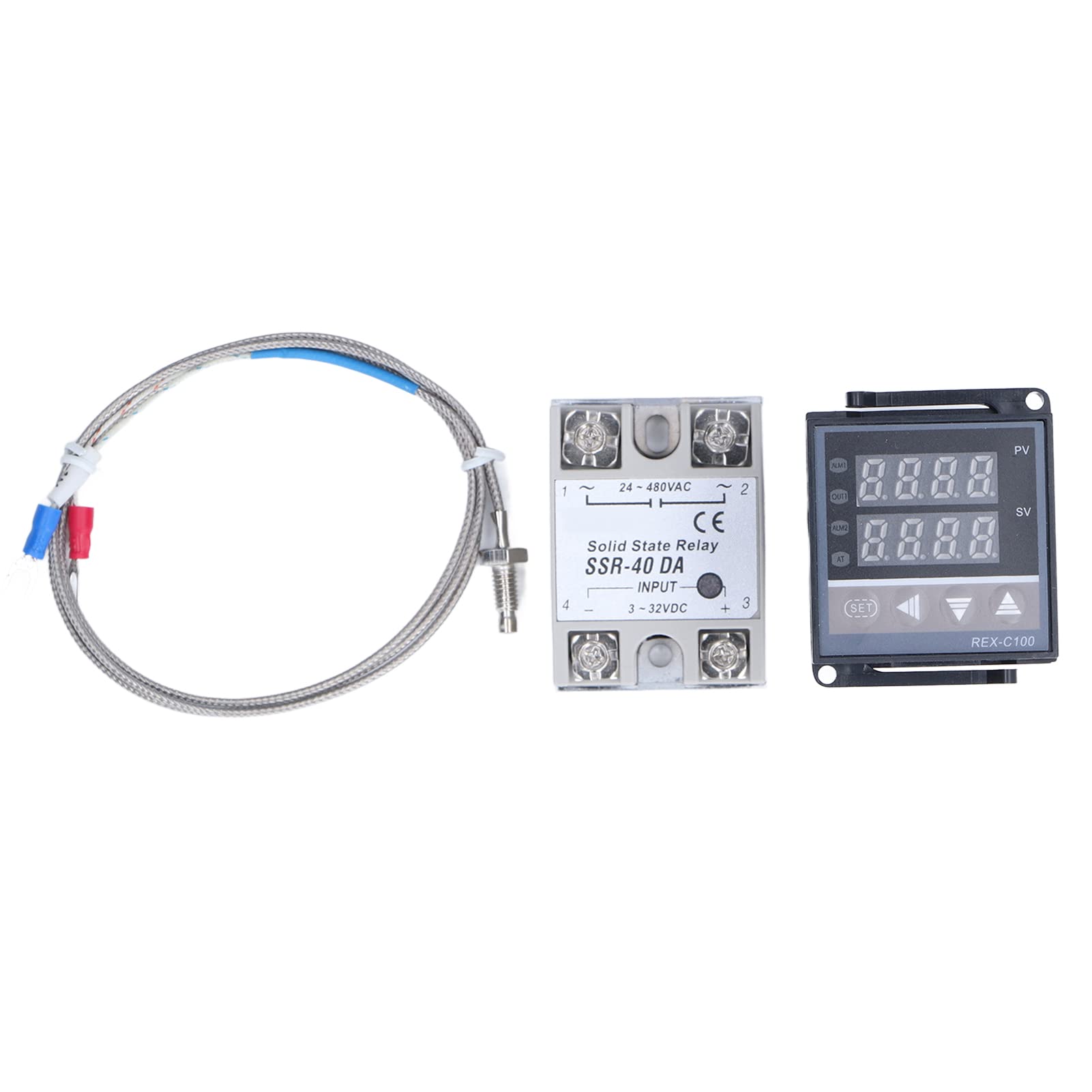 Mavaol PID-Temperaturregler, Übertemperaturschutz, hohe Genauigkeit, Halbleiterrelais, Thermoelement, DIY-Temperaturkontrollsystem von Mavaol