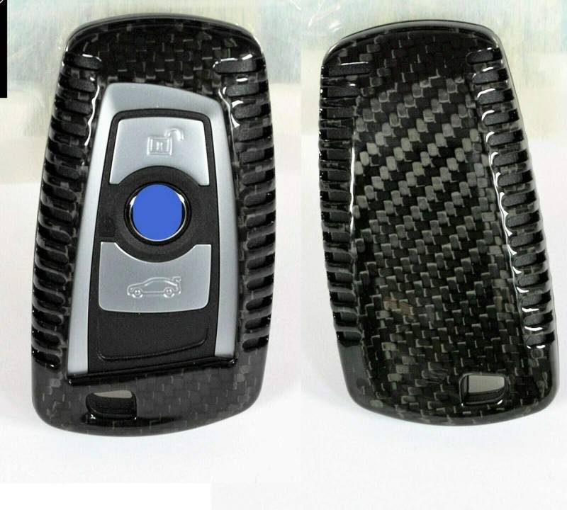 MAX AUTO CARBON kompatibel mit Echt Carbon Karbon Kohlefaser Schlüssel Cover Hülle Etui Abdeckung BMW 1er 2er 3er 4er 5er 6er 7er M2 M3 M4 M135i M140i M235i M240i X1 X3 X4 X5 X6 von Max Auto Carbon