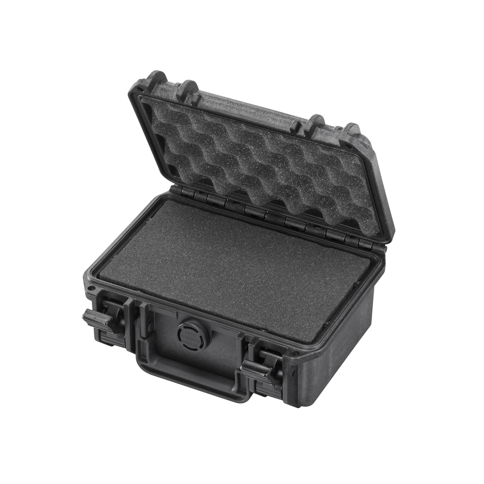 Max Cases - MAX200HDS mit vorgeformten Schwämmen in hoher Dichte - Schwarz - INT. 200x125x98 von Max Cases