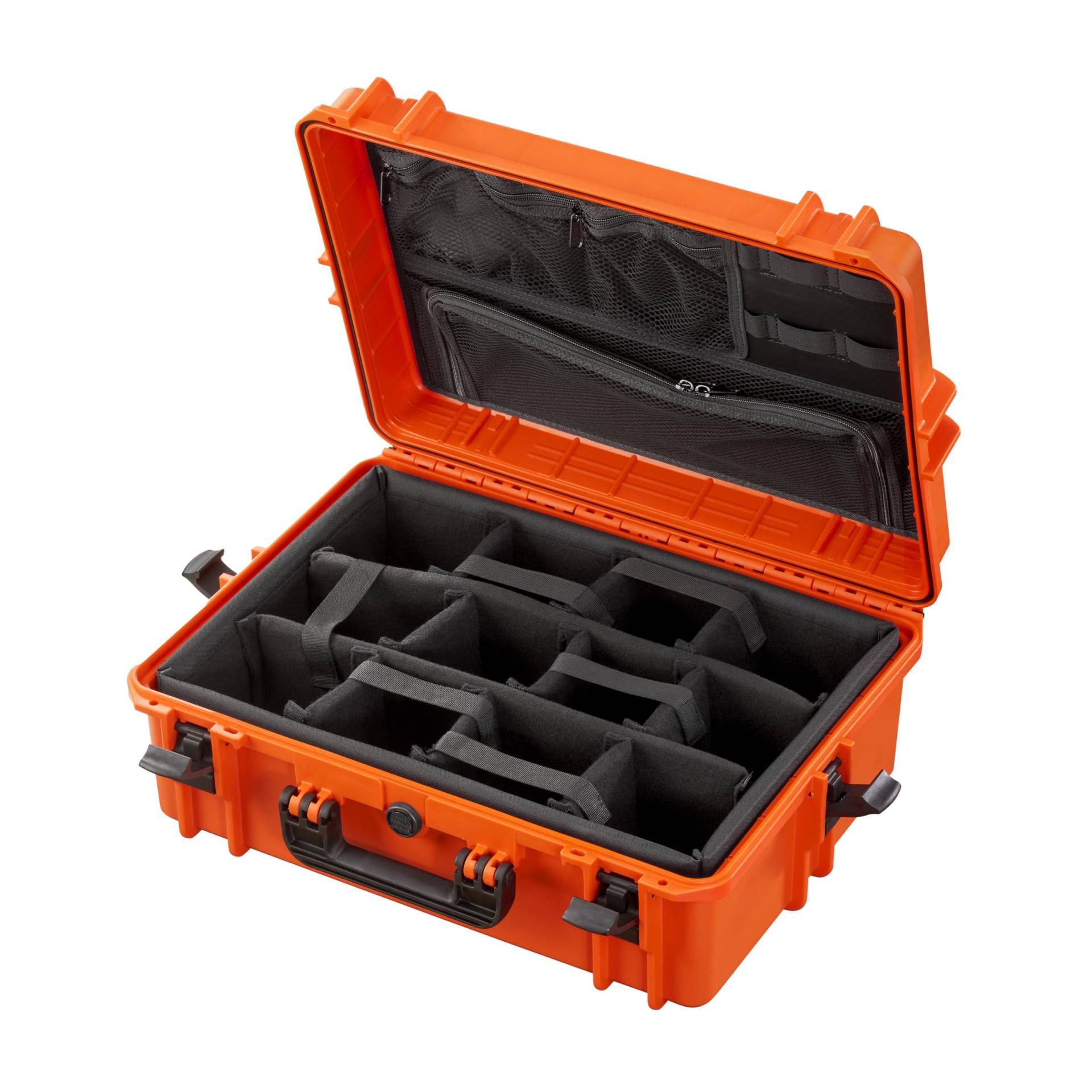 Max Cases - MAX505CAMORG mit weichen Trennwänden und Organizer-Tasche - Orange - INT. 500x350x194 von Max Cases