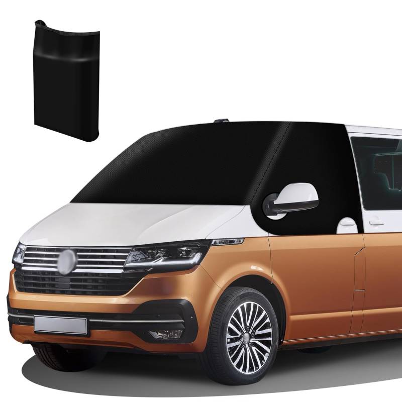 MaxAwe Frontscheibe Wrap Cover für VW T6, 600D Oxford Gewebe Auto Windschutzscheiben Abdeckung Thermomatten, Scheibenabdeckung Frontscheibe Fenster Wasserdicht Anti UV Frost Ice von MaxAwe