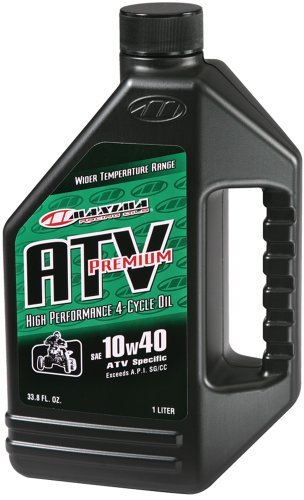 Maxima 33901 ATV Premium 4T 10W-40 Motorcycle Engine Oil - 1 Liter Bottle by Maxima von Maxima