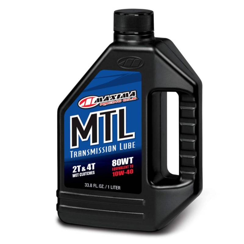 Maxima 41901 MTL-R 2T 80wt Motorrad Transmission/Kupplung Fluid - 1L von Maxima