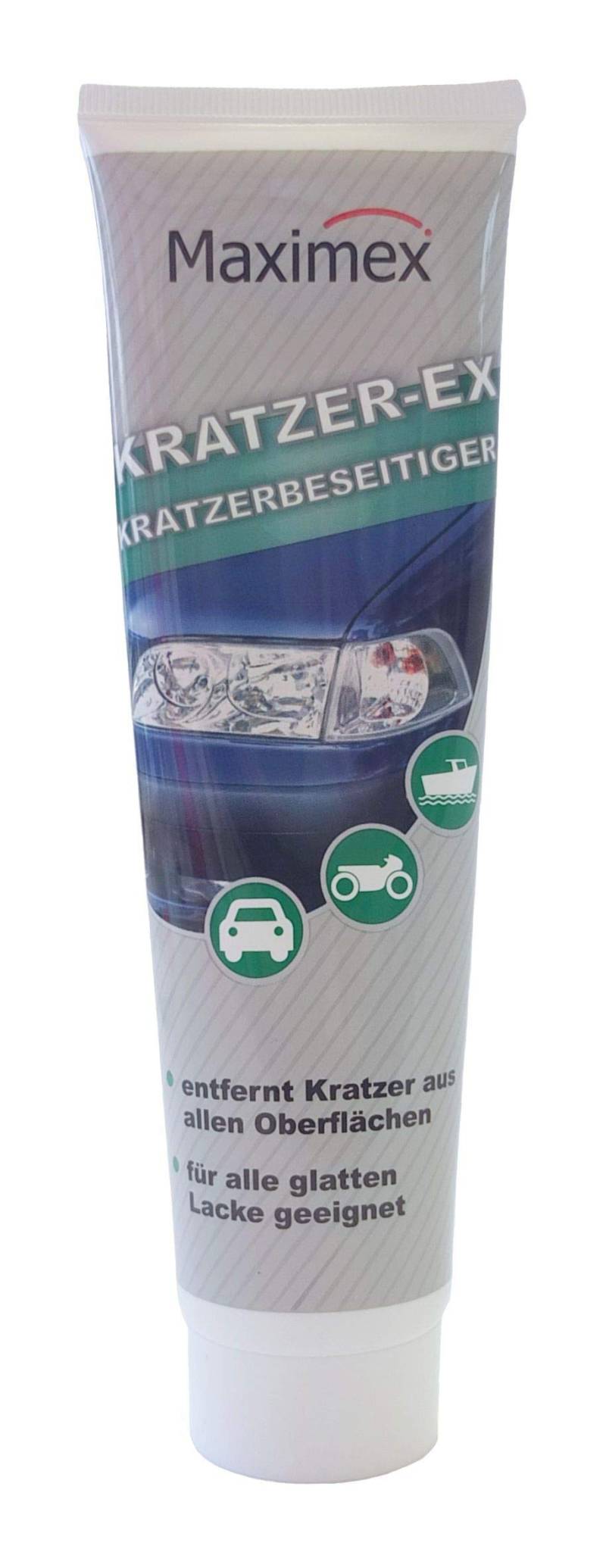 Maximex Kratzer Ex Kratzerentferner für alle Lacke mit Fleece Tuch 150g von Maximex