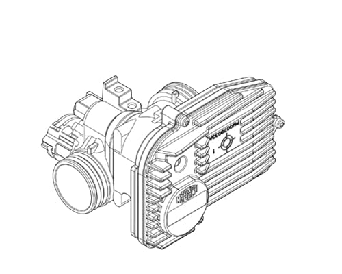 Drosselklappengehäuse Maxtuned, inklusive ECU, CM2755095 von Maxtuned