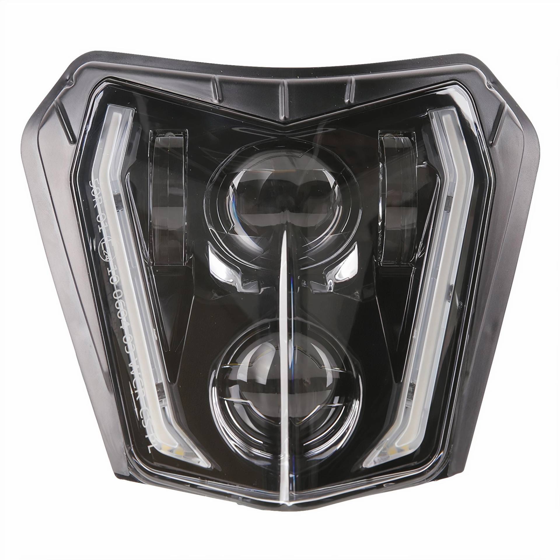 Scheinwerfer LED 'Shadow Blade' MXT passend für KTM SMC R/EXC/EXC - F 150/200 / 250/300 Bj. 2016-2022 Hauptscheinwerfer von Maxtuned