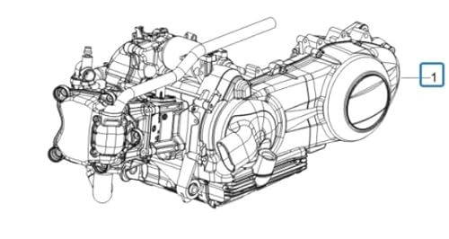 Motor 150 ccm Maxtuned, 4T 2V, Euro 3, CM1269685 von Maxtuned