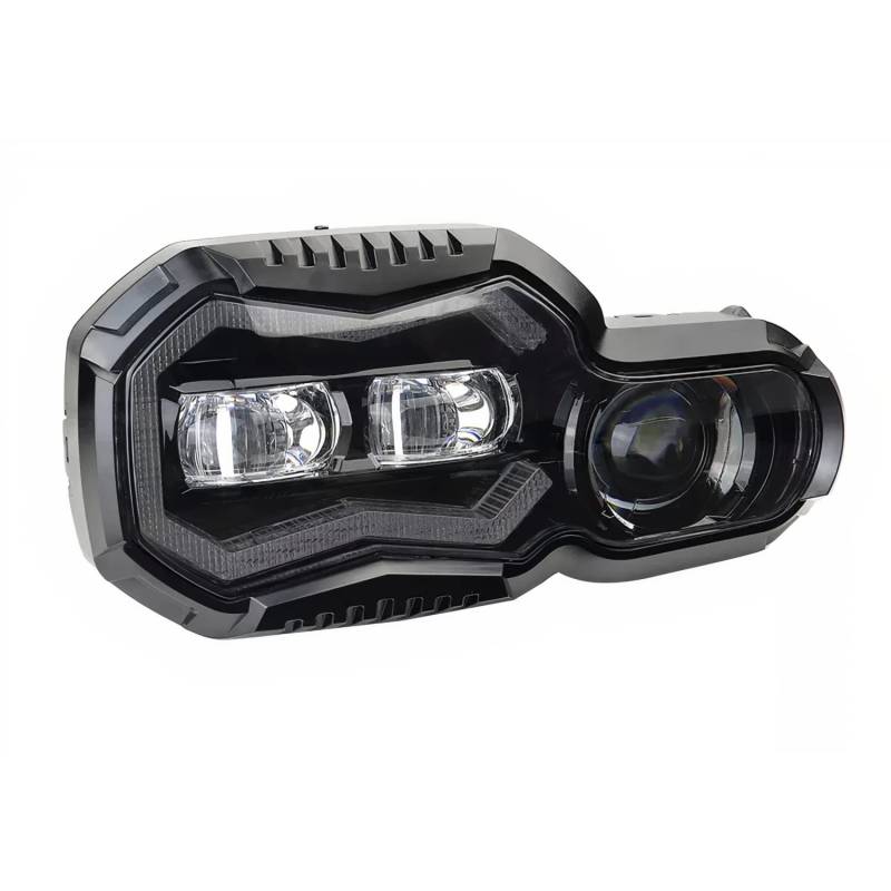 Scheinwerfer LED 'clean Black' Flashtec passend für B*MW F650 GS 2008-2015 / F700 GS 2013-2017 / F800 GS 2008-2017 von Maxtuned