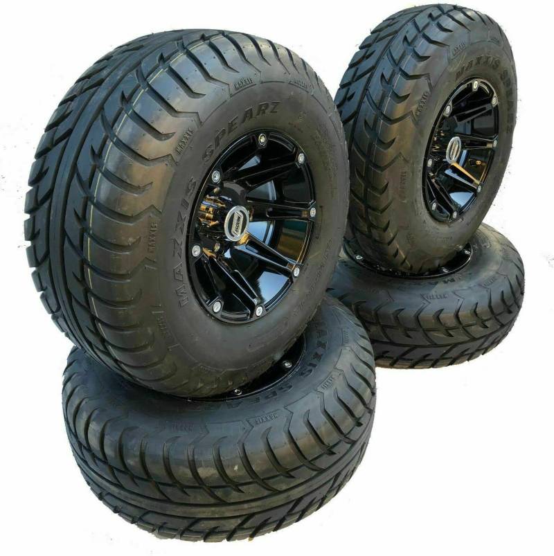 ATV Komplettreifensatz 387X schwarz mit Maxxis Spearz CFMoto 450 500 550 800 von Maxxis