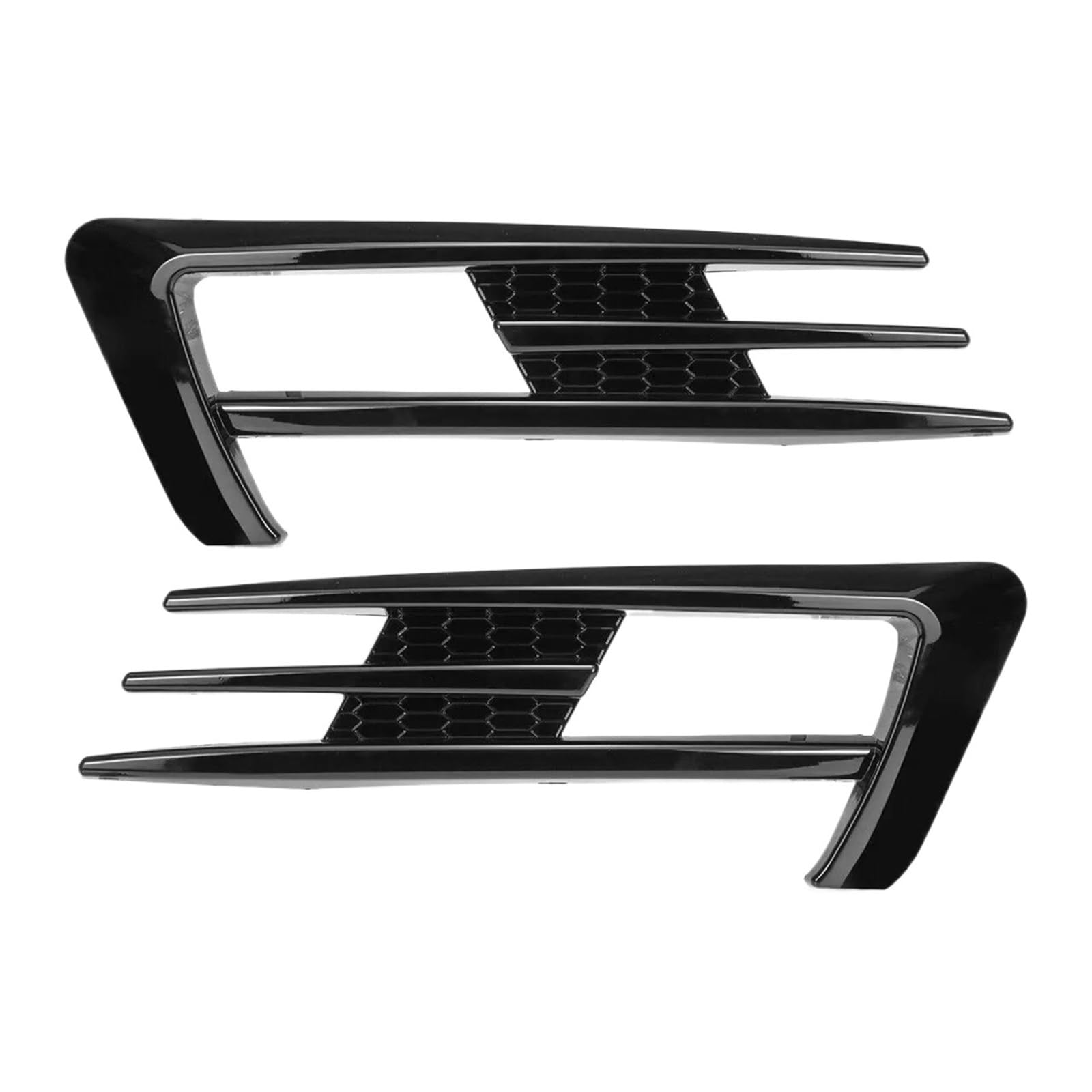 Vorne Spoilerlippe Auto Front Stoßstange Seite Air Vent Intake Trim Für VW Für Golf 7 MK7 2014 2015 2016 2017 (Farbe : Schwarz) von MayNuo