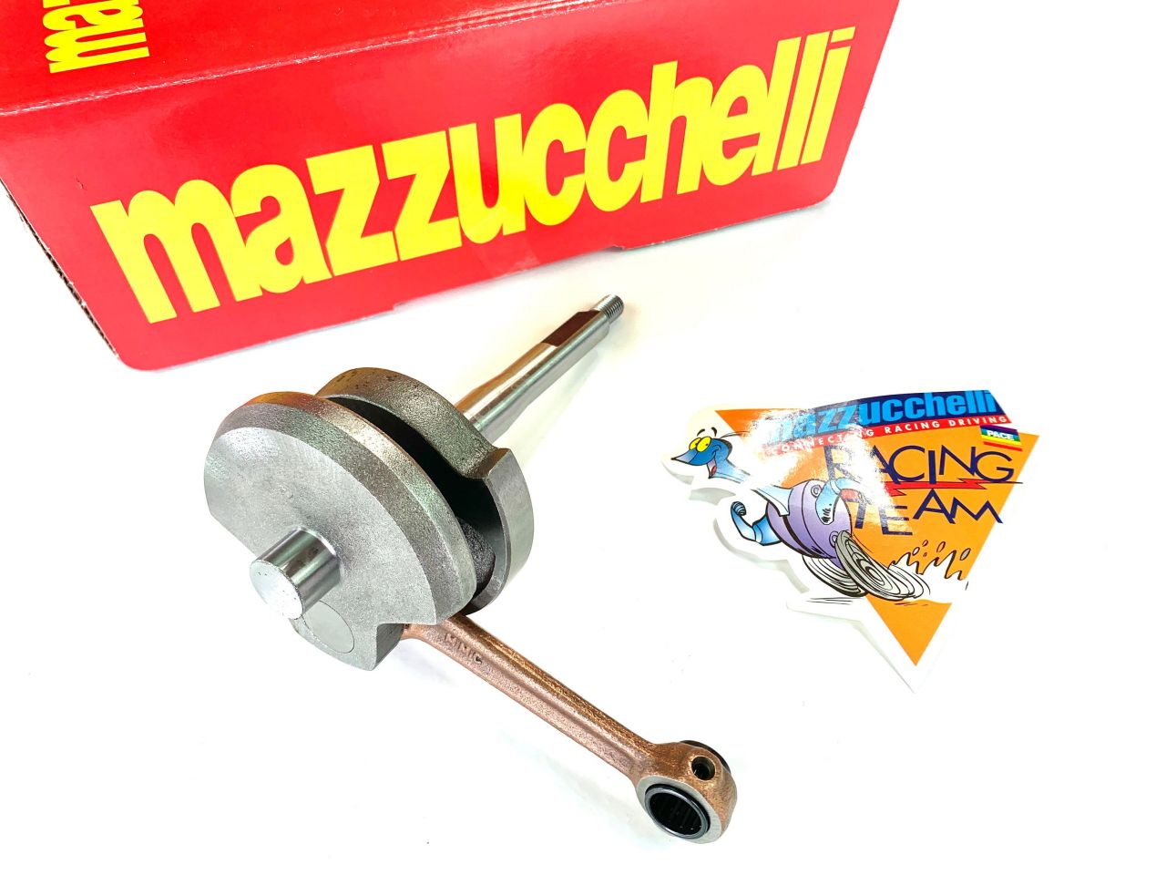 AMT 118 Standard Kurbelwelle MAZZUCCHELLI 12mm Piaggio Vespa Ciao Boxer Si von Mazzucchelli