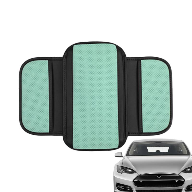 Auto Mittelkonsole Kissen Pad Handauflage Kissen Auto Pad Automotive Handauflage Kissen Ellenbogen Kissen Auto Innenzubehör mit Stauraum für Auto SUV LKW RV von Mbiyhgta