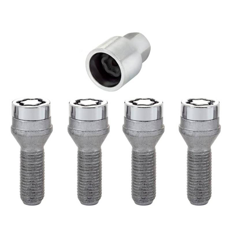 27000SU Radsicherungsbolzen SU (Standard) M14 x 1,50, Kegelsitz, Schaftlänge 31,0 mm, Gesamtlänge der Schraube 53,6 mm SW19, Schlüsseldurchmesser 25,8mm von McGard