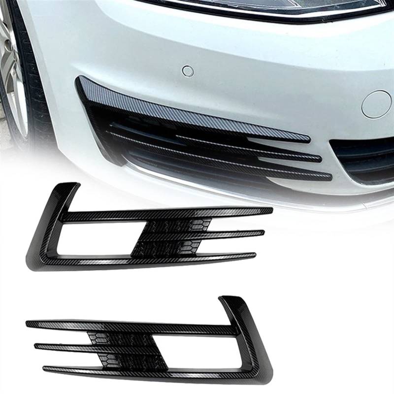 McKona Für VW Für Golf MK7 2013 2014 2015 2016 2017 1 Paar Auto Stoßstange Nebelscheinwerfer Kühlergrill Abdeckung Trim Kühlergrille von McKona