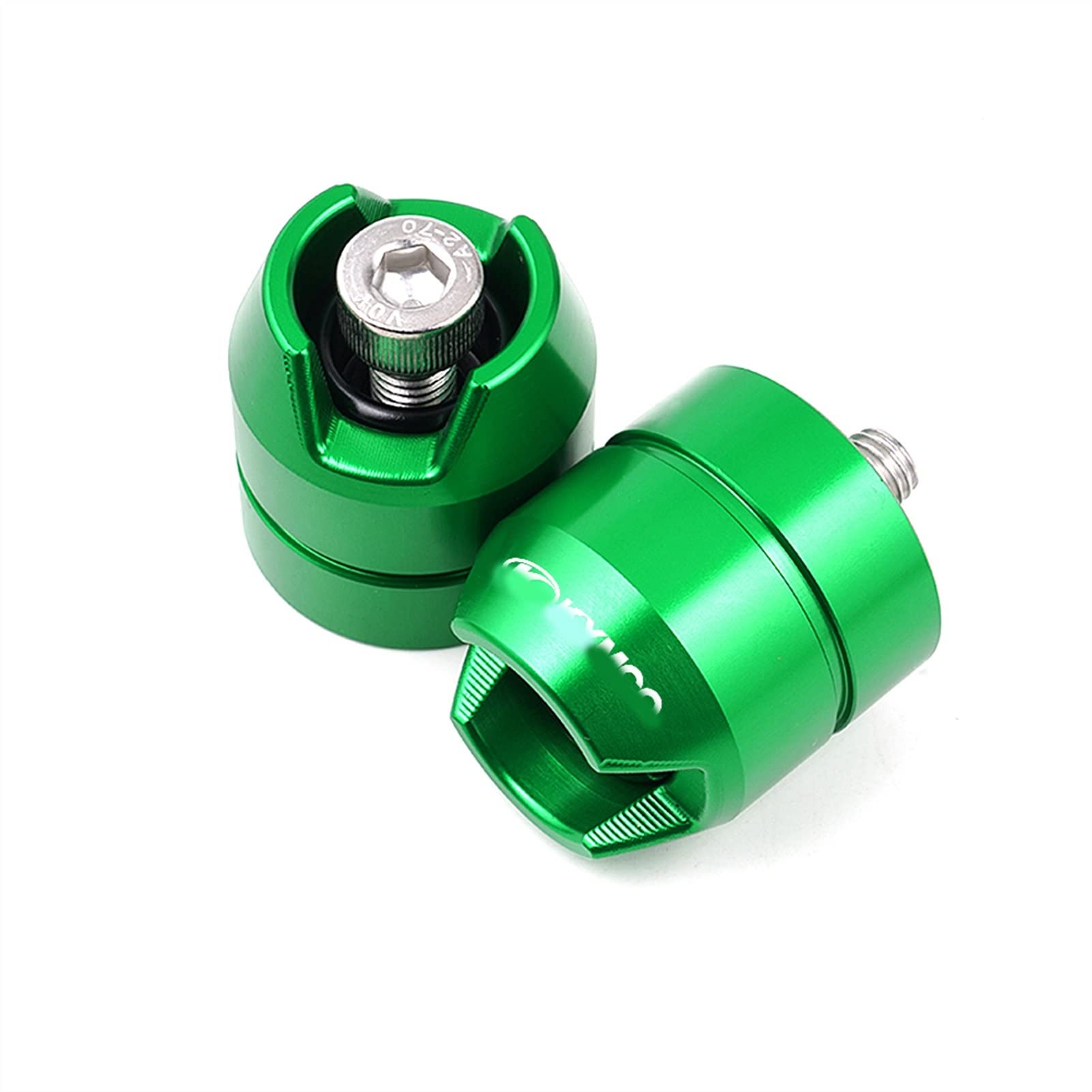 Motorrad Lenkergriffe Lenkerenden Stecker Für KYMCO Downtown 125 200 250 300 300i 350i K-xct 300 Xciting 250 300 400 400i Armaturen (Color : Green) von McKona