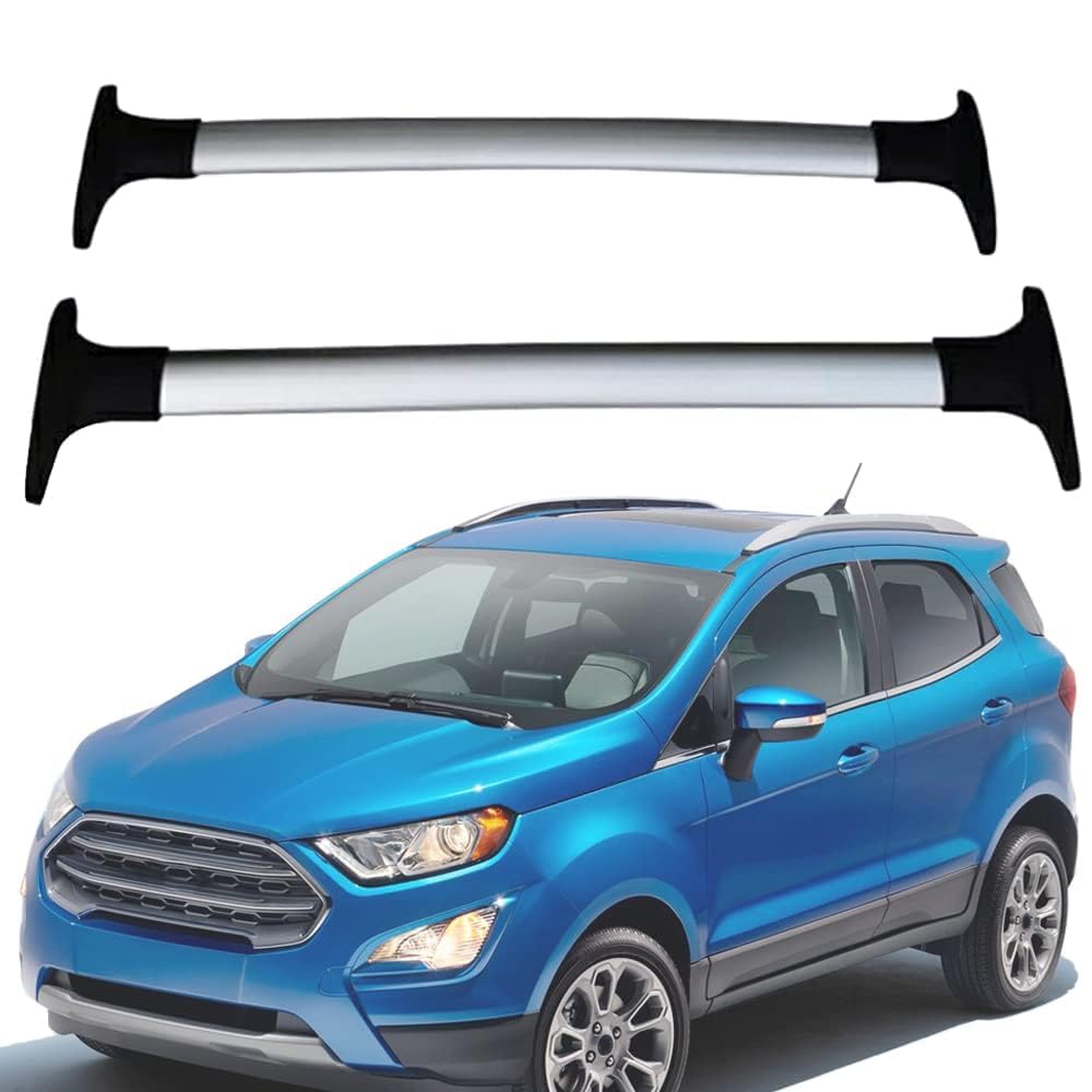 Dachträger-Querstangen Dachträger Dachgepäckträger für Ford Ecosport 2013 2014 2015 2016 2017 2018 2019 2020 Dachträger aus Aluminium 2 Stücke von MeFfee