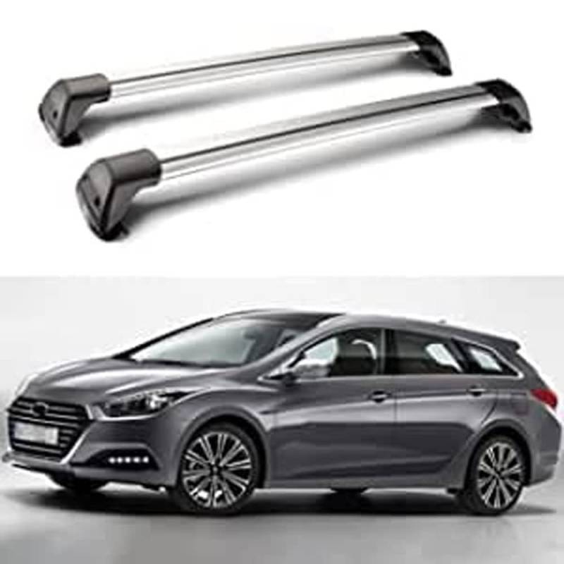 Dachträger aus Aluminium Dachträger-Querstangen für Hyundai i40 Estate 2011-2020 2 Stücke von MEFFEE