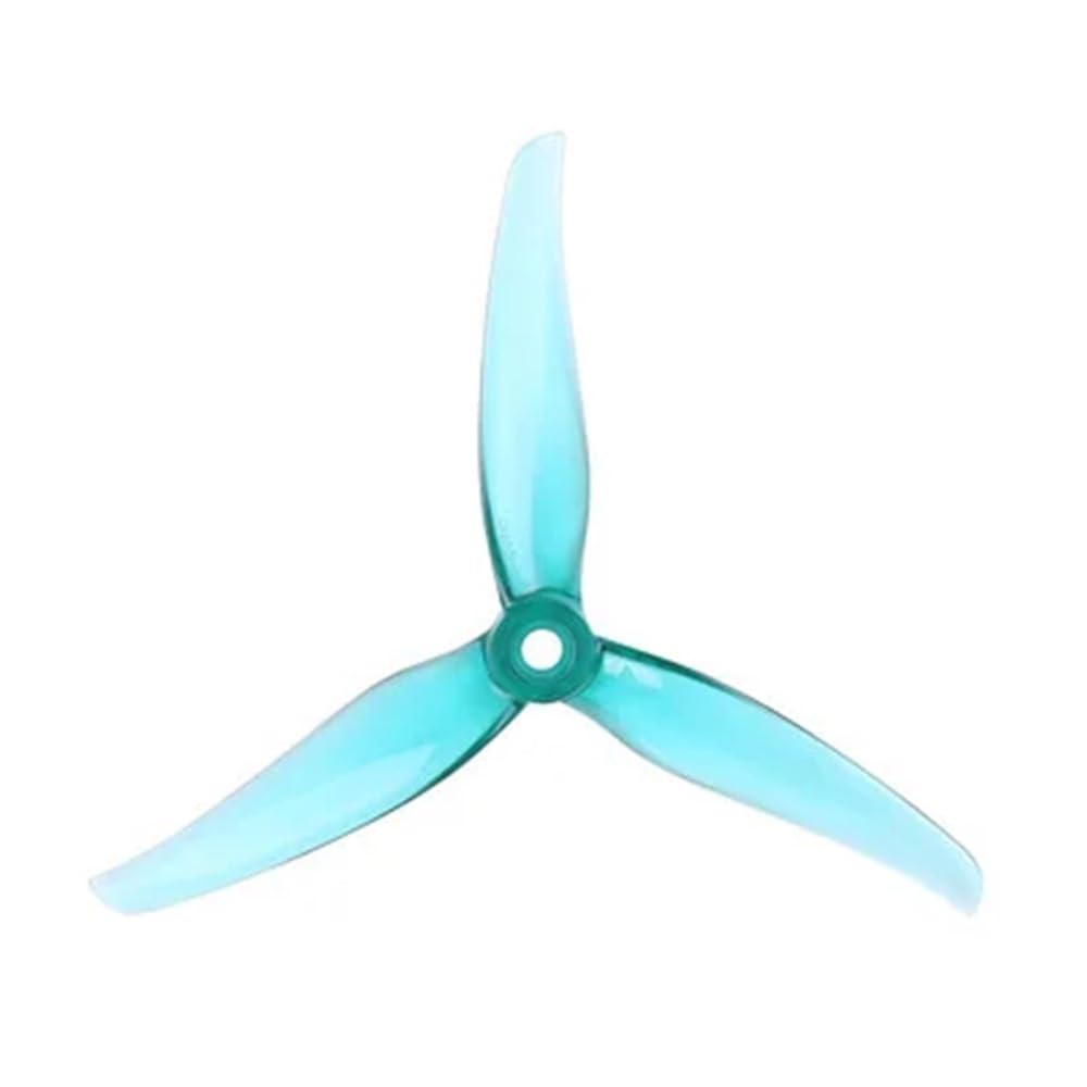 2/4 Paar for R5 5 Zoll 3 Laufradpropeller CW CCW mit 5 mm Befestigungslöchern FPV RC Racing Drone(2pair-Blue) von MeVCWF