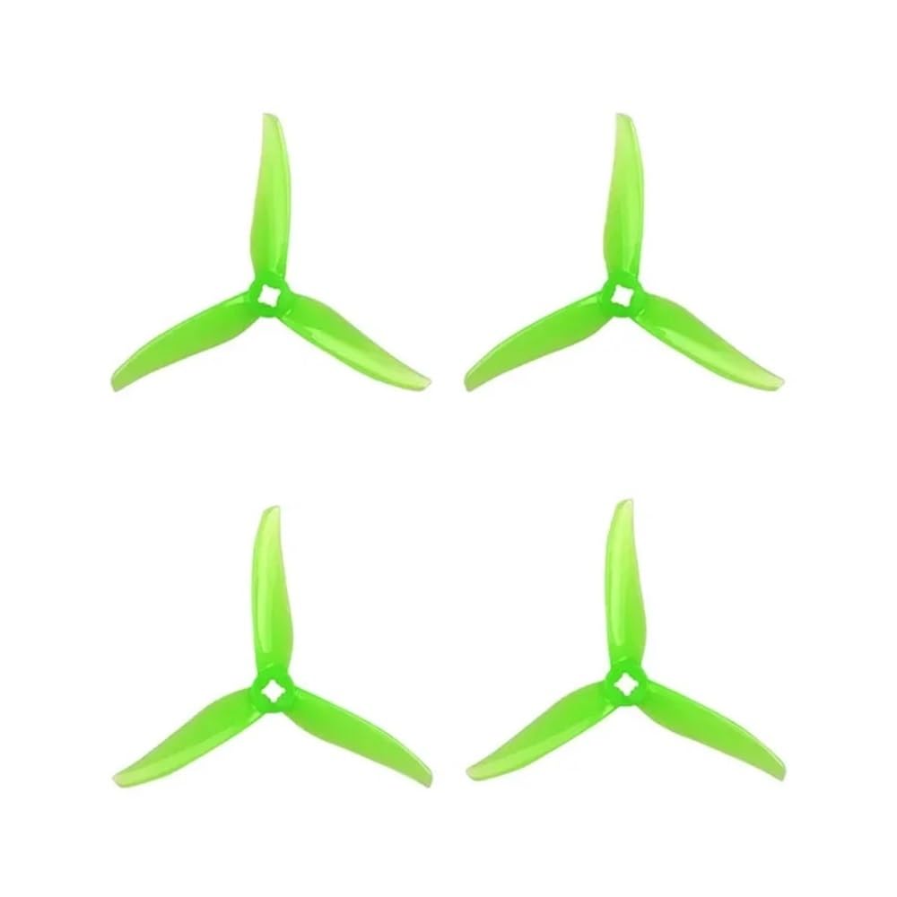 4023 4x2,3x3 4 Zoll for 3 Laufrad CW CCW Propeller 1,5mm 5mm Zubehör Zahnstocher Propeller Kompatibel Mit T Motor for Drone(2pairs 4023 Green) von MeVCWF