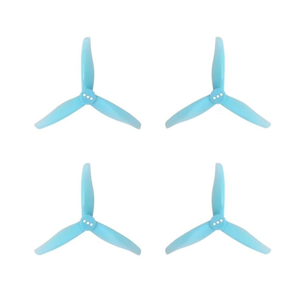 For 3016 3 Zoll 3 Laufrad PC CW CCW FPV Propeller 1,5mm 2mm Loch RC Freestyle Zahnstocher Whoop Racing Drone(2Pairs Blue) von MeVCWF