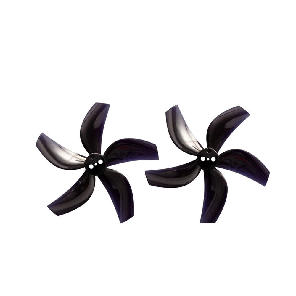 For D63 5 Impeller Propeller 2,5 Zoll 63mm Impeller PC Propeller RC FPV Freestyle Racing Drone Zubehör Ankunft(4Pairs D63-5 Black) von MeVCWF