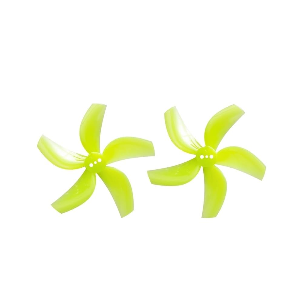 For D63 5 Impeller Propeller 2,5 Zoll 63mm Impeller PC Propeller RC FPV Freestyle Racing Drone Zubehör Ankunft(4Pairs D63-5 Yellow) von MeVCWF