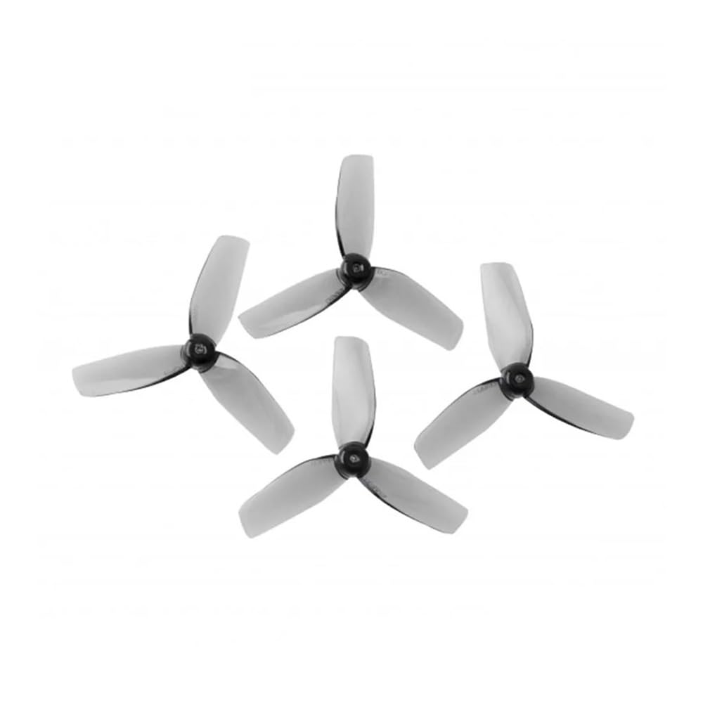 Geeignet for 2 Propellerpaare 40 mm x 3, kernloser Propellerdurchmesser 40 mm, 3 Impeller, Propellerwellenloch 1 mm/1,5 mm, Polycarbonat, FPV-Flugzeugmodell(2pair hole dia 1.5mm) von MeVCWF