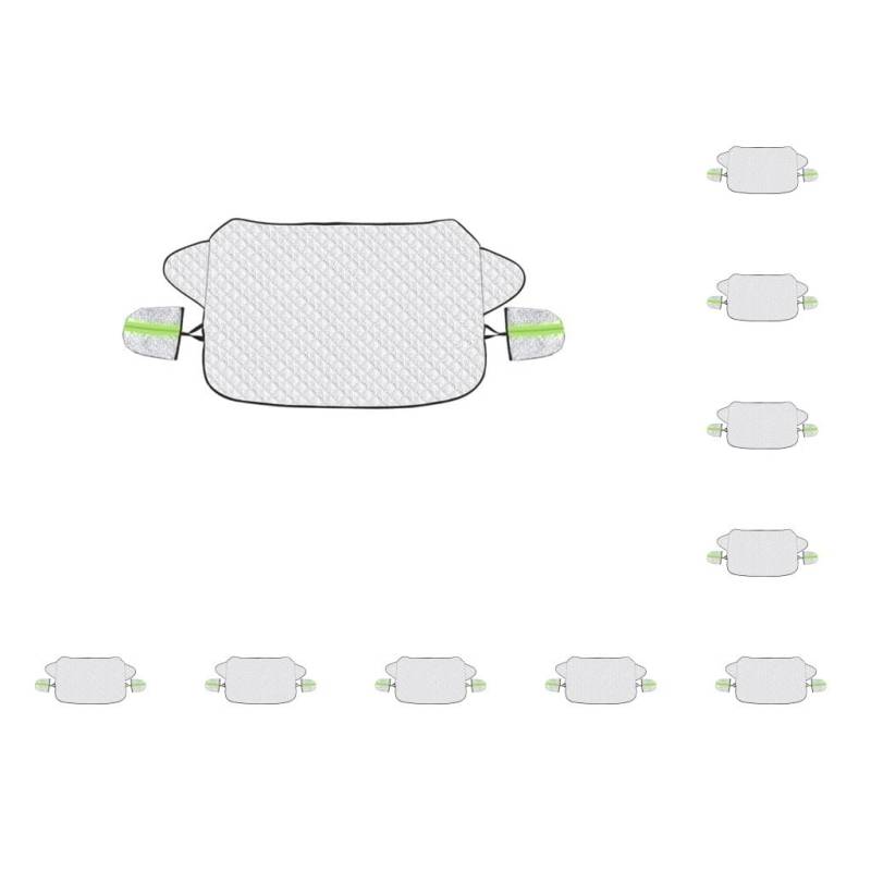 10 Set Auto Windschutzscheibe Schneeabdeckung Universal Kratzfeste Isolierung Auto Frontscheibe Abdeckung Windschutzscheibe Schnee Abdeckung Wasserdicht wie abgebildet von Mealoodiousmusea