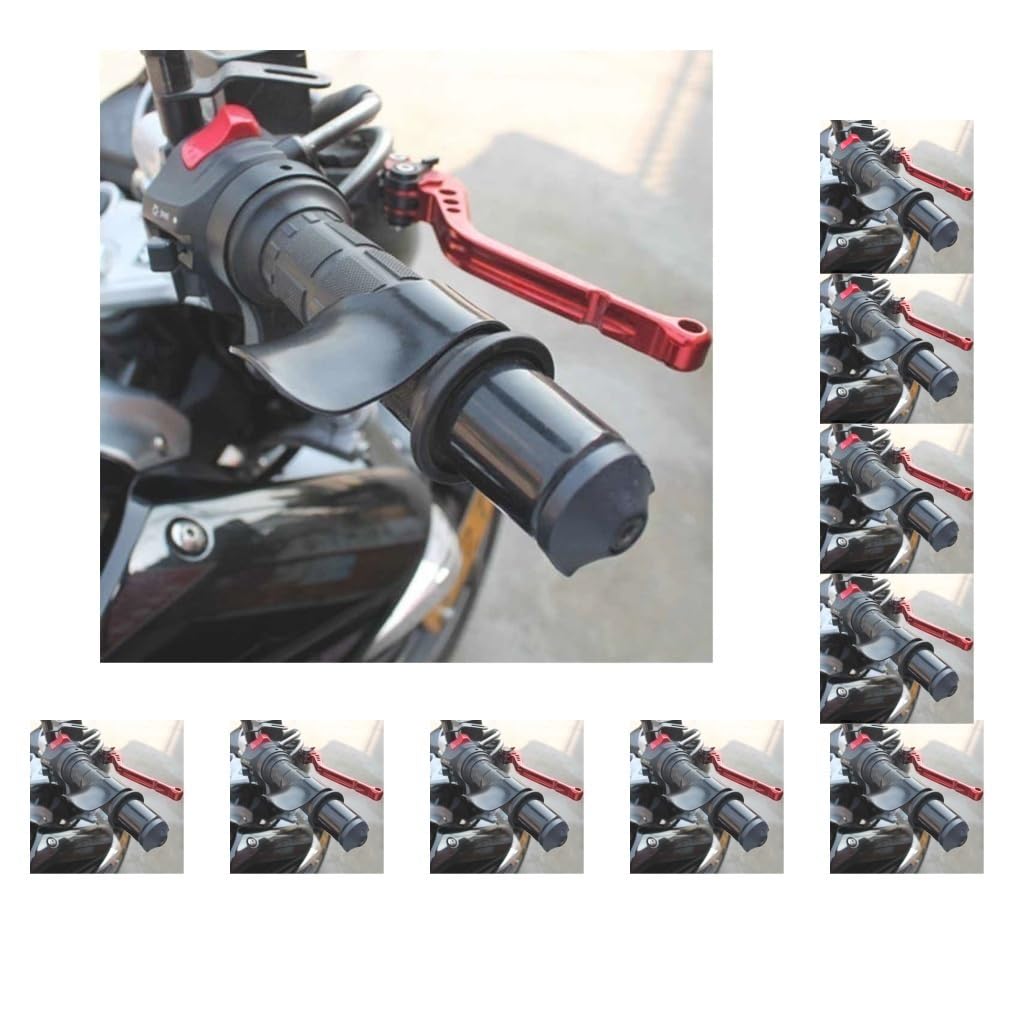 10 Set Motorrad Drosselklappenunterstützung Handgelenkauflage Lenker Tempomat Hilfe Griff für alle 2,2 cm Griffe von Mealoodiousmusea