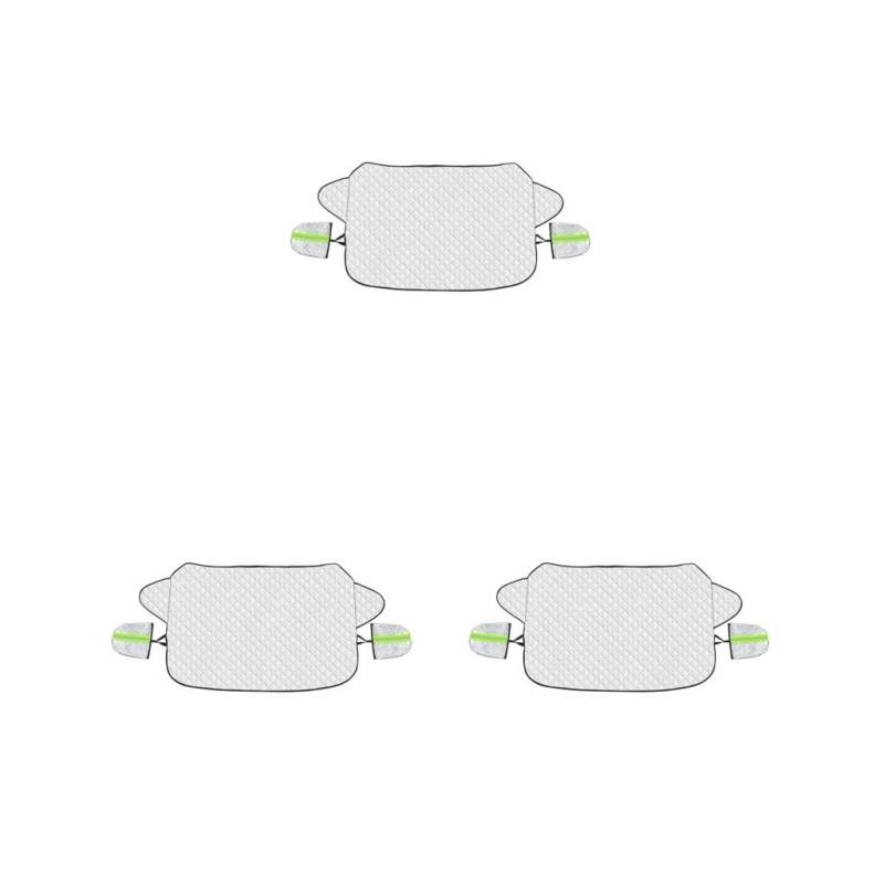 3 Set Auto Windschutzscheibe Schneeabdeckung Universal Kratzfeste Isolierung Auto Frontscheibe Abdeckung Windschutzscheibe Schnee Abdeckung Wasserdicht wie abgebildet von Mealoodiousmusea