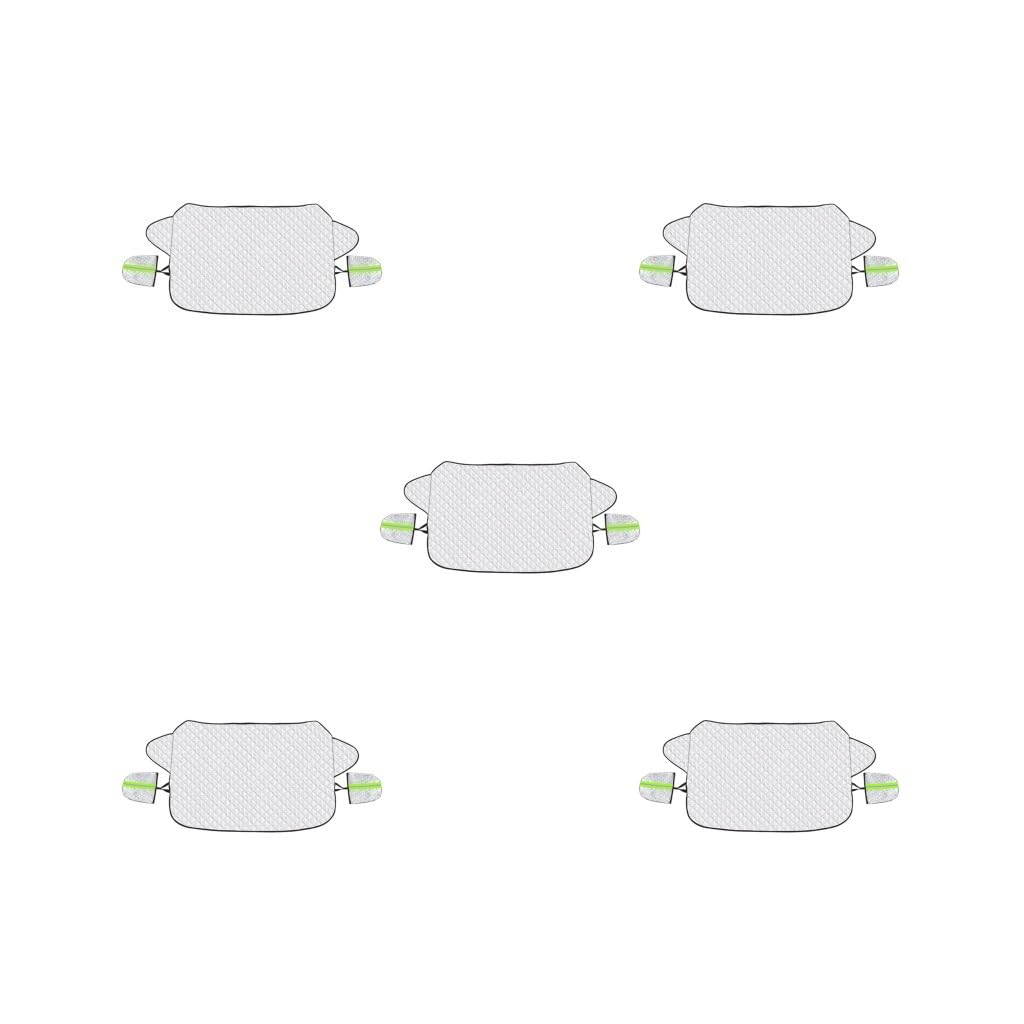 5 Set Auto Windschutzscheibe Schneeabdeckung Universal Kratzfeste Isolierung Auto Frontscheibenabdeckung Windschutzscheibe Schneeabdeckung Wasserdicht wie abgebildet von Mealoodiousmusea