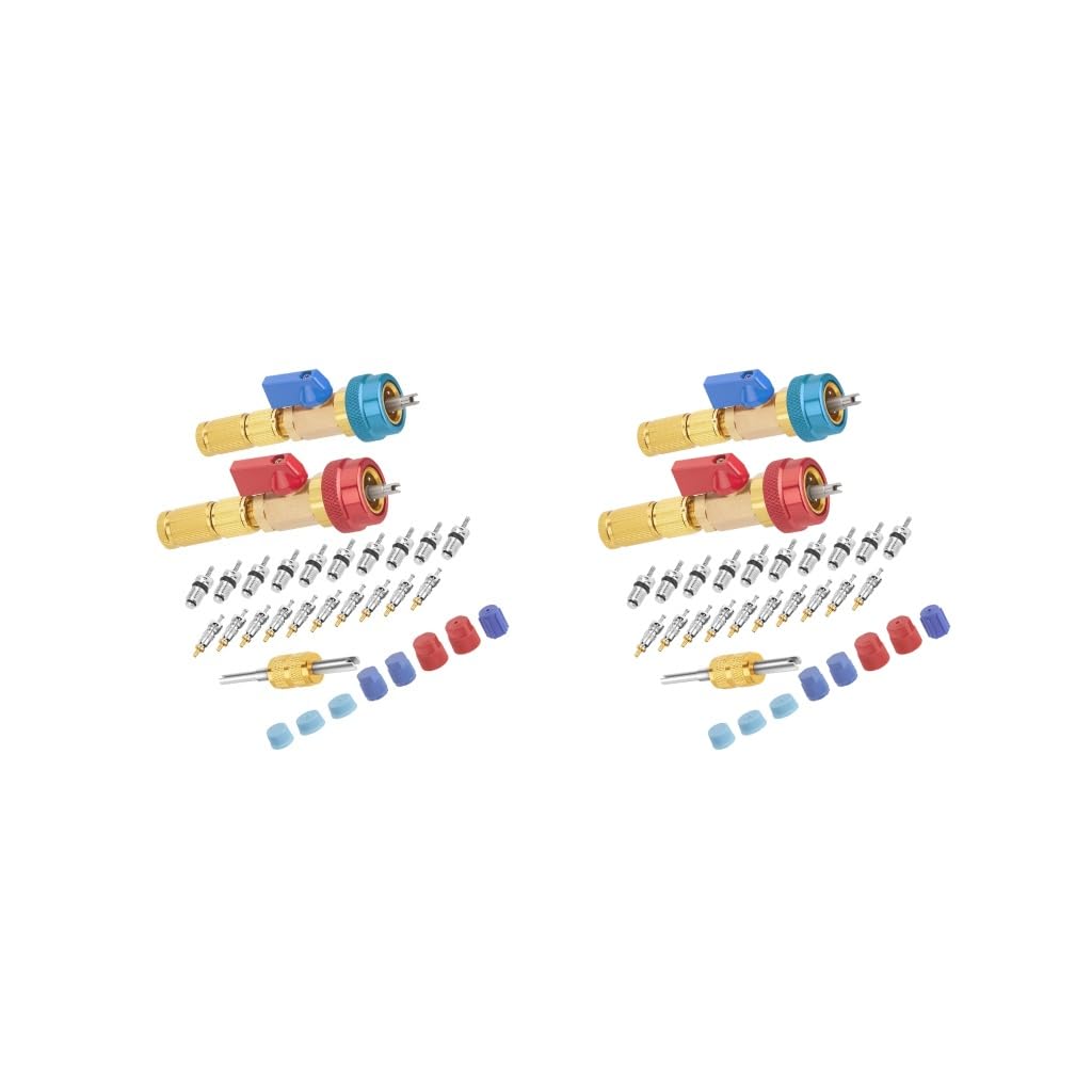 R134a Ventilkern-Schnellentferner, tragbar, verschleißfeste Ventile, Reparaturwerkzeug-Set für Kältemittel-Klimaanlagen, 2 Stück von Mealoodiousmusea