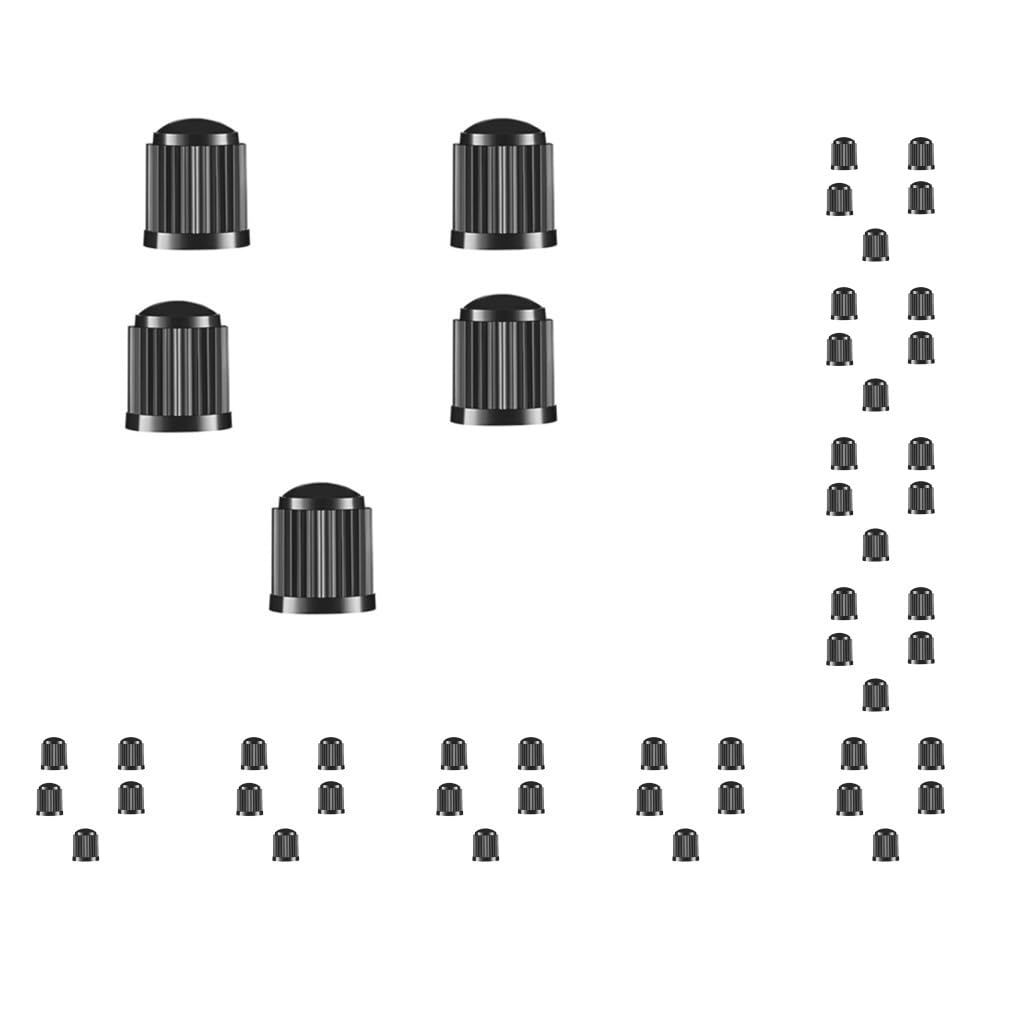 Ventilkappen für Autoreifen, Ersatz-Ventilkappen, für Motorrad, Fahrrad, Kunststoff, O-Ring, Automobilzubehör, 5 Stück, 10 Stück von Mealoodiousmusea