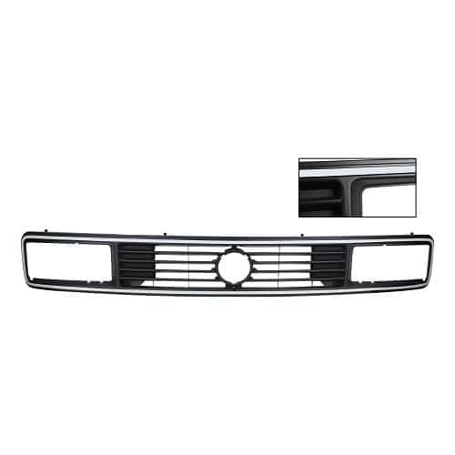 Grauer Kühlergrill für rechteckige Scheinwerfer für Volkswagen Transporter T25 (05/1979-07/1992) von Mecatechnic