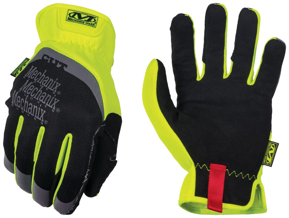 Mechanix Wear FastFit® E5 Handschuhe (X-Small, Schwarz/Fluoreszierendes Gelb) von Mechanix Wear